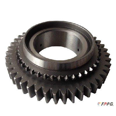 Second shaft and first gear assembly